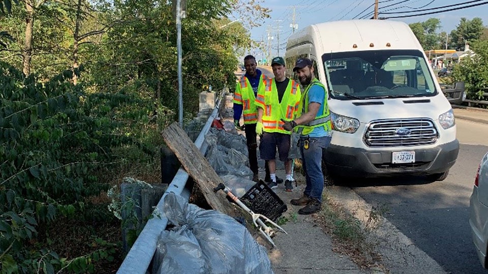 Fairfax County Uses the City Jobs Program to Enlist Individuals Experiencing Homelessness to Help with Stormwater Cleanup